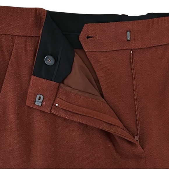 JOSEPH Trina Crepe Linen Stretch Straight Leg Ankle Pant Size FR 42 US 10 - Picture 4 of 10